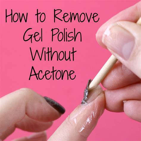 how to remove gel glue.